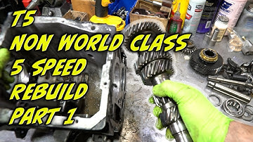 Learn how to rebuild a T5 Non World Class 5 Speed - Part 1