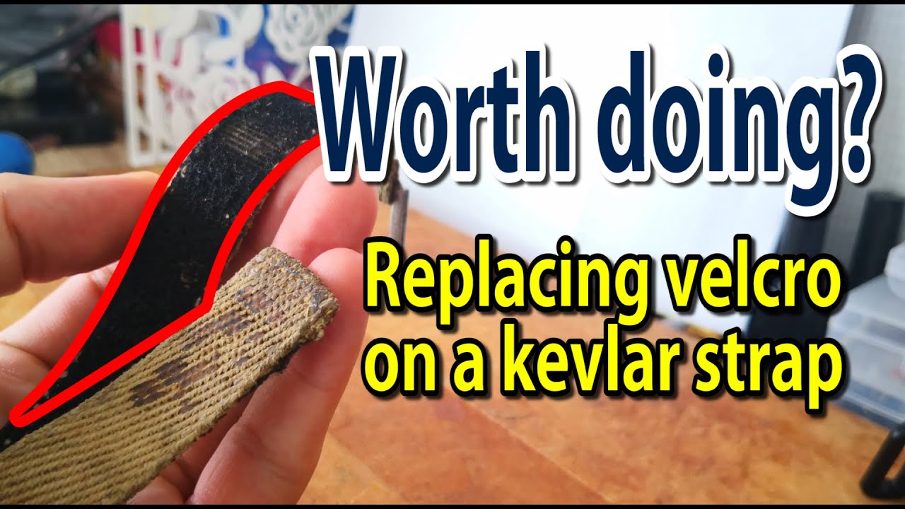 Revitalize Kevlar battery strap that has poor Velcro