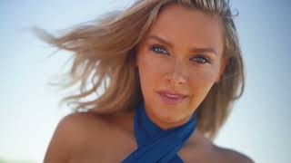 Camille Kostek Wears Nothing But A Sexy Chain Net Suit Intimates Sports Illustrated Swimsuit