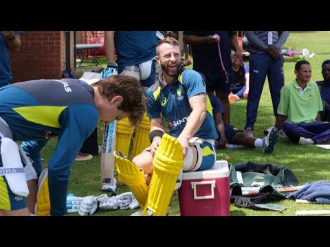 Aussies hit the training track with special guest coach