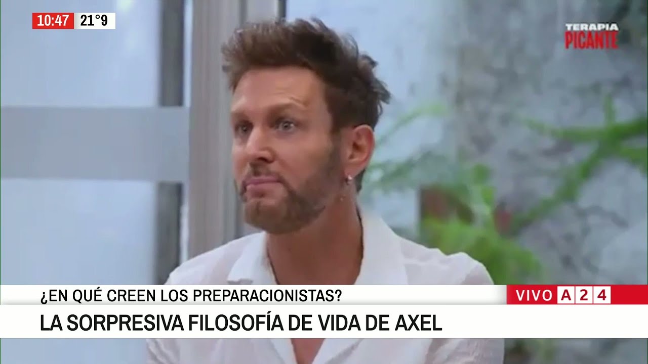 📢 AXEL REVELÓ QUE SE PREPARA PARA EL FIN DEL MUNDO: 