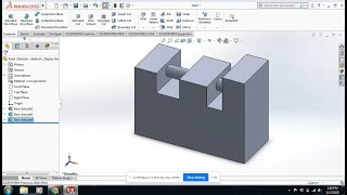 EXTRUDED/BOSS COMMAND  IN SOLIDWORKS
