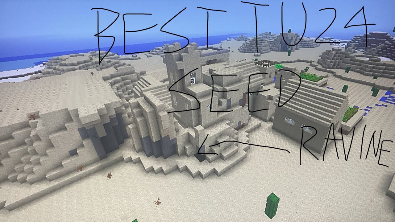 Minecraft Xbox 360 - Seed Spotlight: Village on Hill with hidden Ravine & More (TU24)