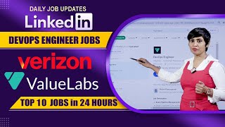 Top 10 DevOps Engineer Jobs in Linkedin | Hyderabad Fresher Jobs | Daily Job Updates | Suman iTTV