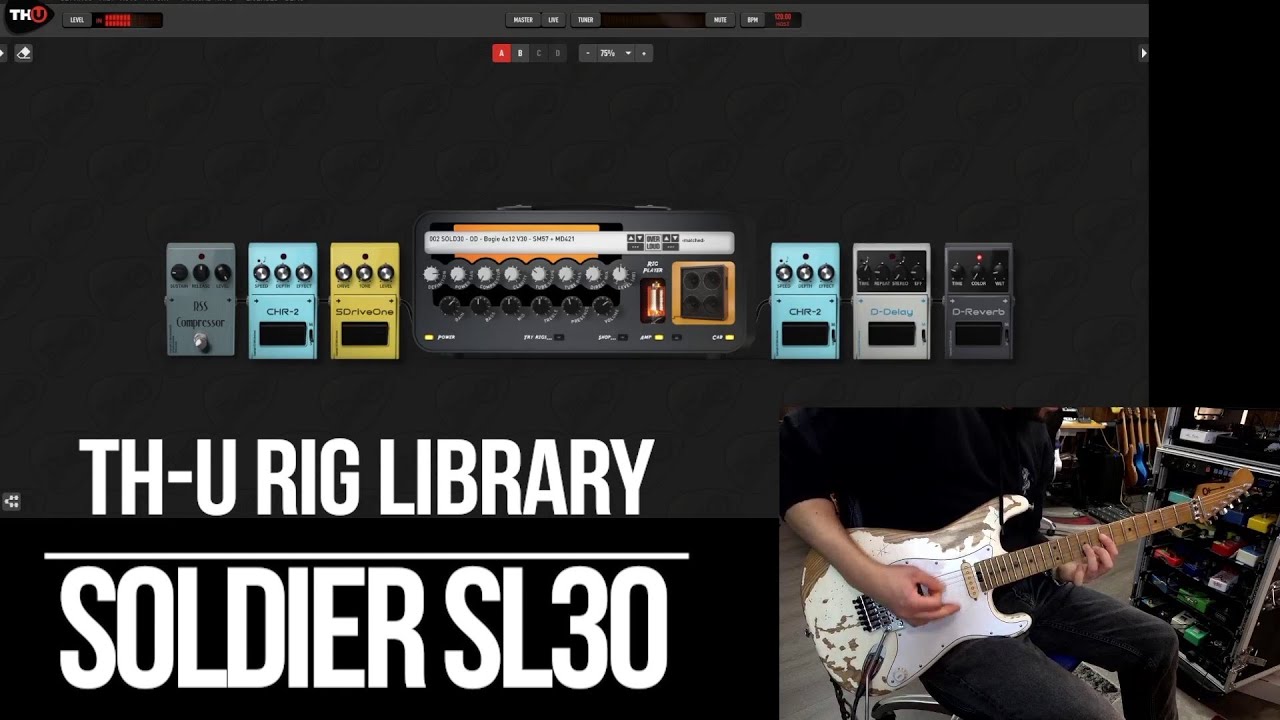 Soldano Rigs Overloud TH-U Rig Libraries | Soldier SL30 | Playthrough (Soldano SLO ...