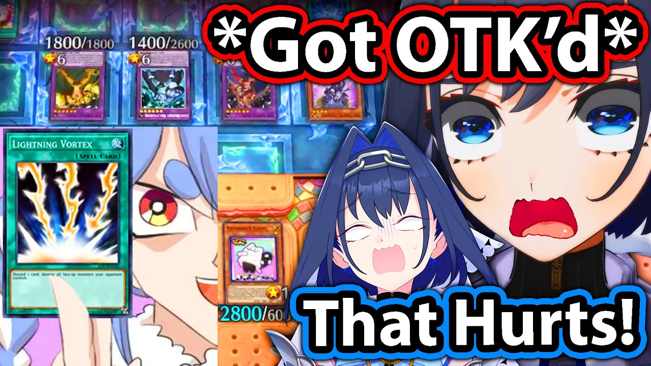 Kronii's Reaction Getting OTK'd In Yu-Gi-Oh! MASTER DUEL is Hilarious 【Hololive】