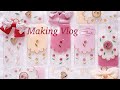 【メイキング動画】チューリップのスマホケース🌷Making Vlog【Handmade】【Smartphone cases】