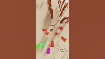 Thumbnail of PEDRO PEDRO PEDRO 🦝 Marble Music #satisfying #visualizer #art
