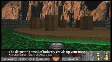 DooM music - E2M6: HALLS OF THE DAMNED (OPL)