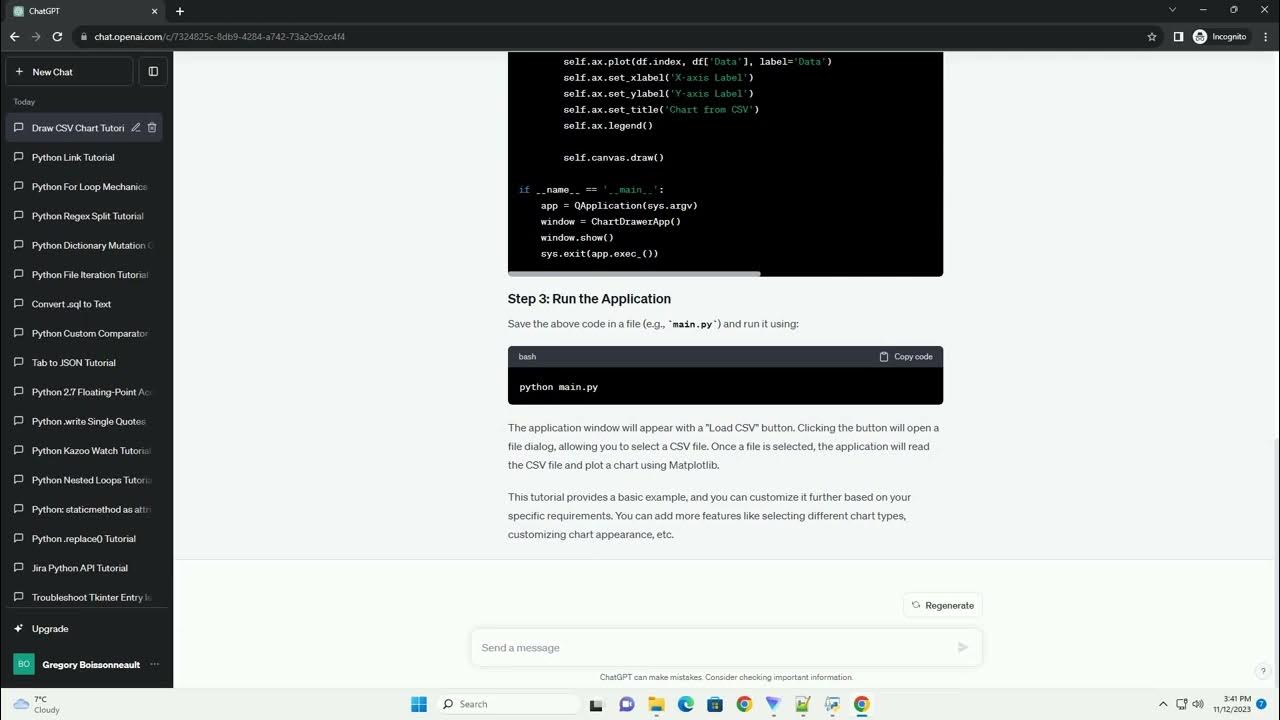 how to draw Chart from csv file which using pyplot in Pyside Python ...
