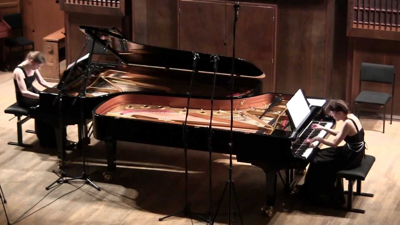 Saint-Saëns "Danse macabre" for two pianos, op.40 - YouTube