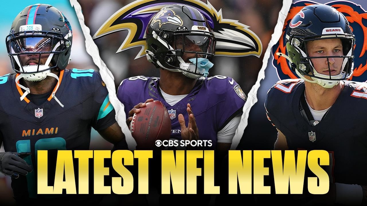 Latest NFL News: Lamar Jackson's status for Week 5 uncertain, Tyreek Hill speculation & MORE