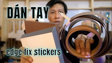 Chia sẻ CÁCH DÁN NẸP NHỰA, SỬA CẠNH NẸP NHỰA bằng máy cầm tay