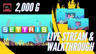 SETTRIS live stream and 100% walkthrough