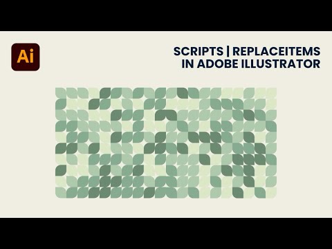 Scripts | Replaceitems in Adobe Illustrator | Adobe Illustrator Tutorials