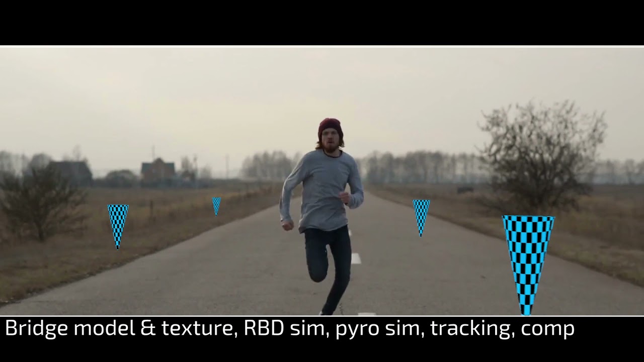 Houdini RBD and Pyro - YouTube