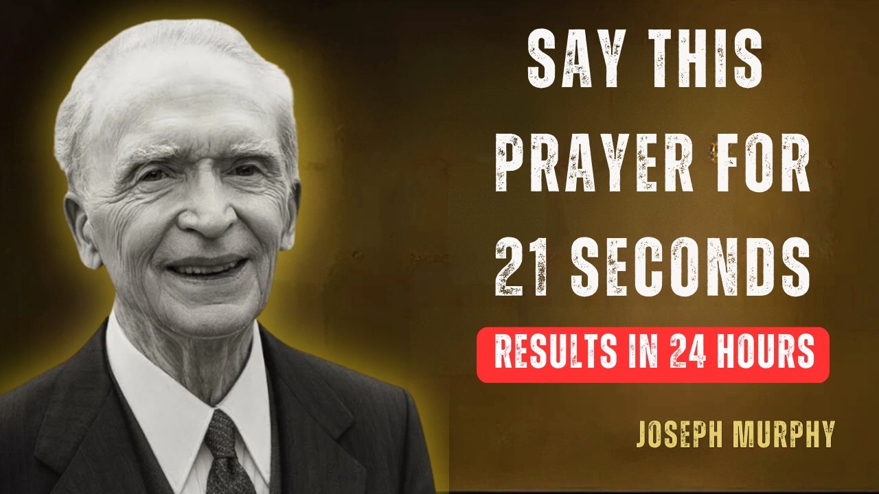 Say This Once for 21 Seconds — What Happens in 24 Hours Will Shock You | Joseph Murphy....