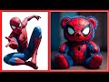 All Superheroes as Cute Teddy Bears! Epic Mashup 2026 #marvel #avengers #aiart #dc #hulk #superhero 