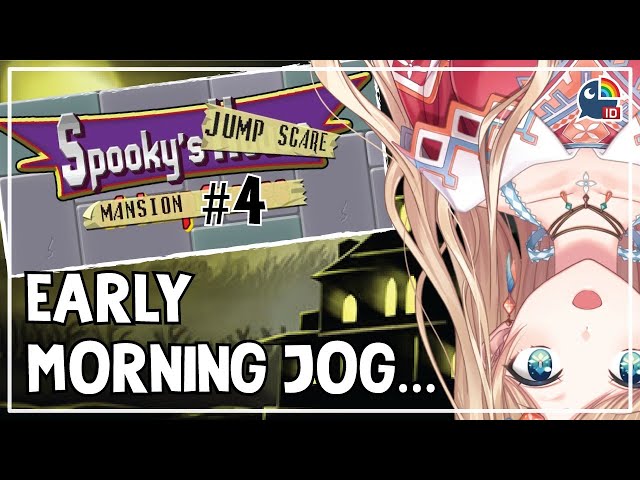 【Spooky's Jump Scare Mansion #4】Early Morning Jog to Room 1000!【NIJISANJI ID | Layla Alstroemeria】のサムネイル