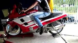 CBR1000F '91 - Dominator exhaust - Dynojet testing.