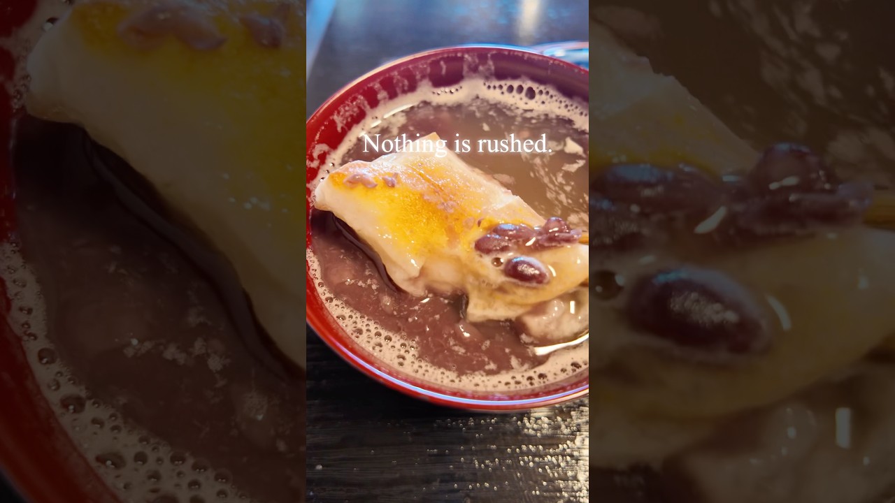 Traditional Zenzai in a 100-Year-Old Japanese House”