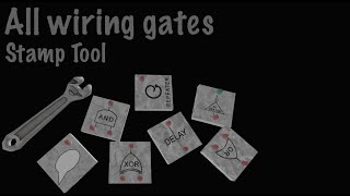 All wiring gates in stamp tool