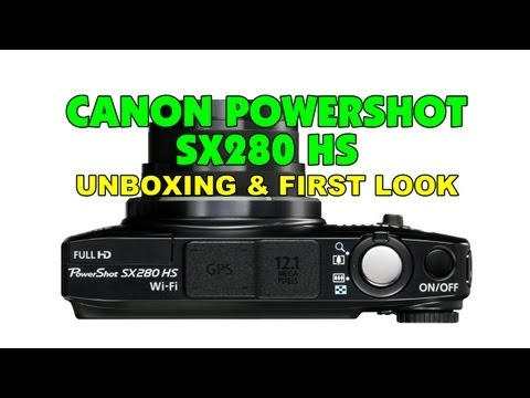 Canon Powershot SX280 HS Unboxing & First Look