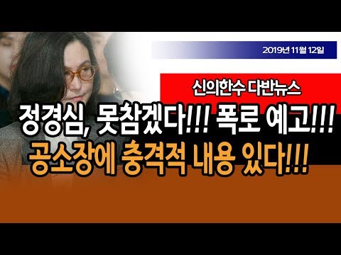 <strong>공소사실</strong> 동의 못해!!! / 신의한수 19.11.12