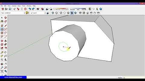 Lỗi không vẽ được hình tròn trong sketchup năm 2024