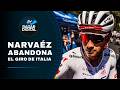Ecuador se queda sin su estrella, Jhonatan Narváez se retiró del Giro de Italia | Radar Digital