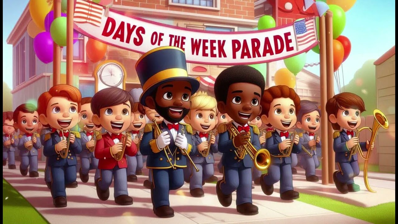 "Days of the Week Parade: A Fun Learning Adventure for Kids!"