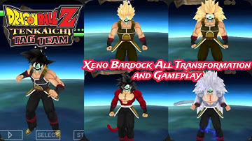 Xeno Bardock All Transformation and Gameplay | Dragon Ball Z Tenkaichi Tag Team Mod | DBZ TTT MOD