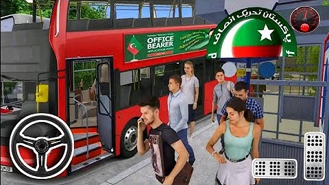 Imran khan PTI Election Bus Simulator Best Game - Android Gameplay