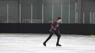 Eric Shen | Intermediate Men Free Skate | 2025 Midwestern Sectional Singles Final