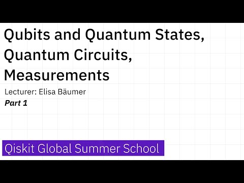 1. Qubits and Quantum States, Quantum Circuits, Measurements - Part 1