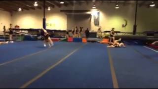 WHIP PASS TO LAYOUT || CHEERLEADING
