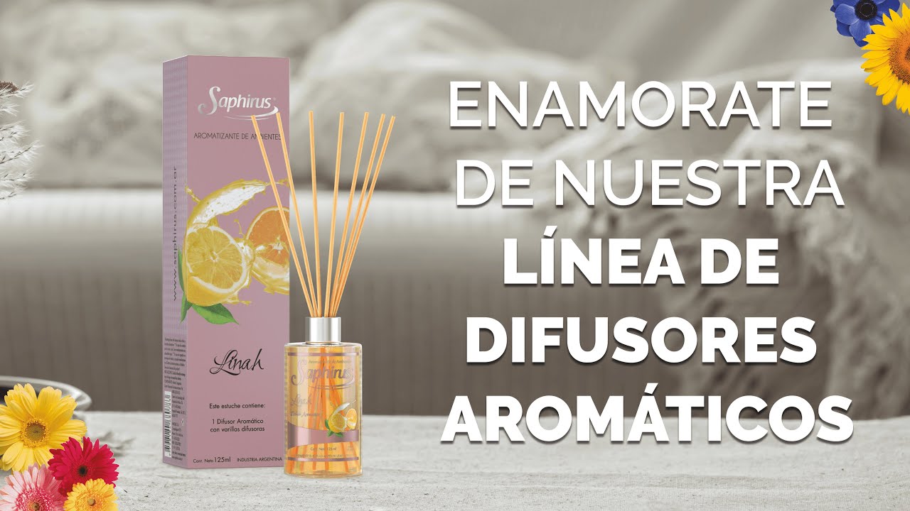 Evaluación ventajoso Primero Conocé nuestro Difusor Aromático con Varillas - Saphirus Aromatizantes de  Ambientes - YouTube