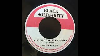 Sugar Minott - A Letter To Nelson Mandela - Black Solidarity 7inch RE 1988