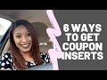 🆕HOW TO GET COUPON INSERTS (2020) 6️⃣DIFFERENT WAYS! GET THEM EARLY!✨