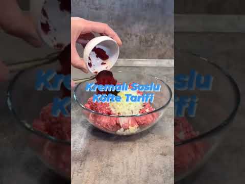 Kremalı soslu köfte tarifi #yemektarifleri #yemektarif #tarifler #yemektarifi #mutfak ₺köfte