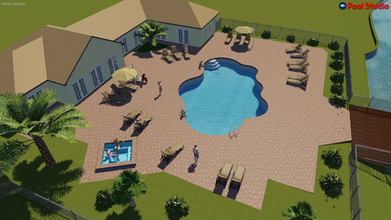 Pool Studio - 3D Swimming Pool Design Software - YouTube
