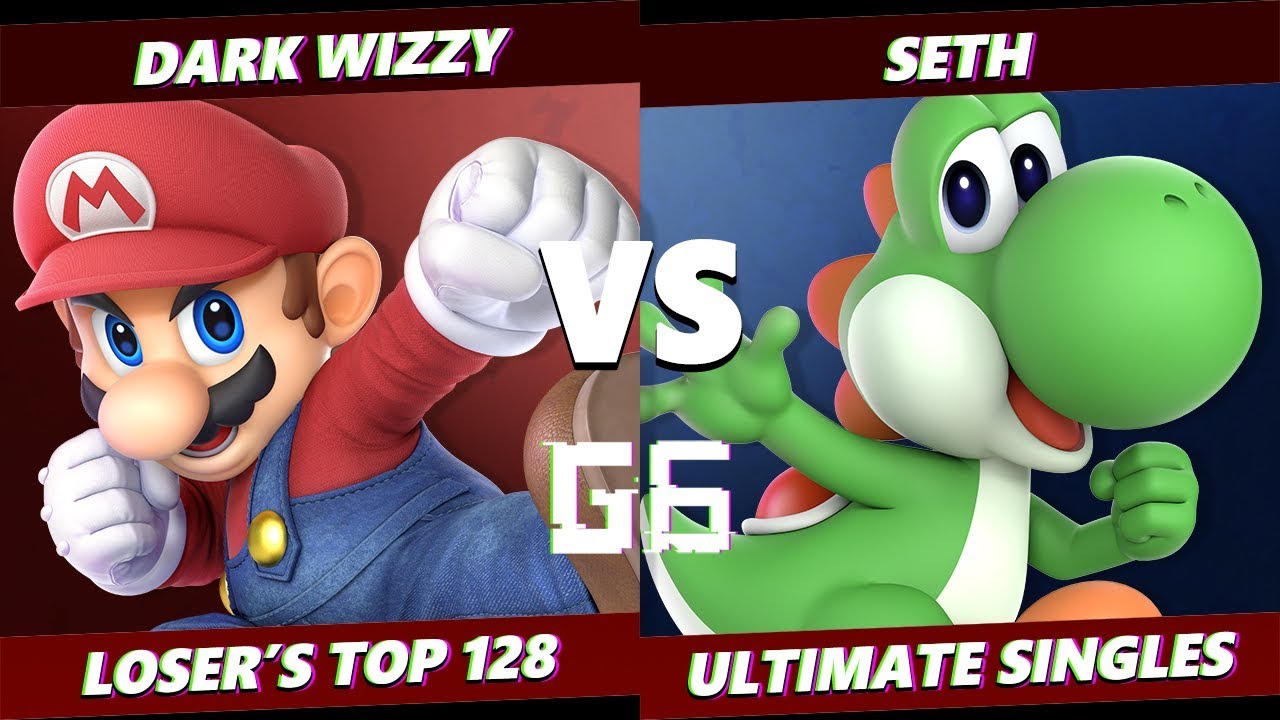 Glitch 6 SSBU - Dark Wizzy (Mario) VS Seth (Yoshi) Smash Ultimate Loser's Top 128