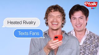 Heated Rivalrys Connor Storrie & Hudson Williams React To Fan Edits, Do Impressions And Text Fans