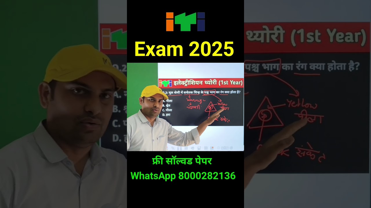 ITI Exam Paper 2025 | ITI Foundation Classes | ITI Exam Form 2025 |