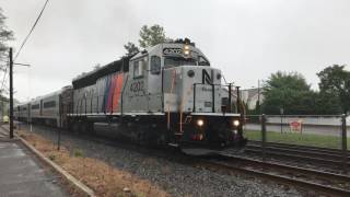 4K Ultra HD: NJT GP40PH-2B #4202 Leads Train 2303 in Spring Lake 9/30/16