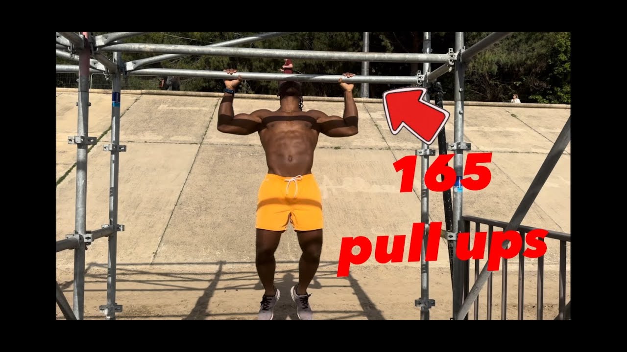 How to do 165 pull ups in 20 minutes | Pull up challenge - YouTube