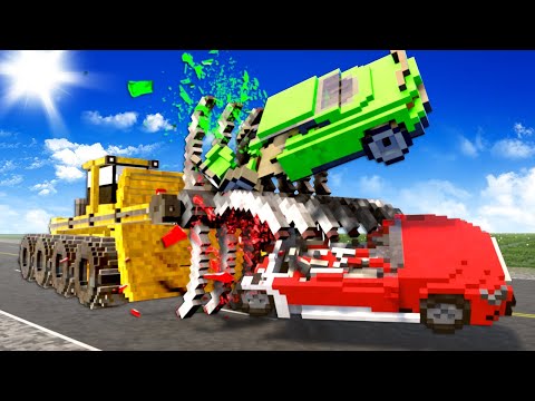 SHREDDING MY FRIEND'S CARS! (Teardown Multiplayer)