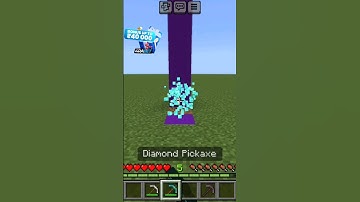 Minecraft Pickaxe Logic #minecraft #shorts #gaming