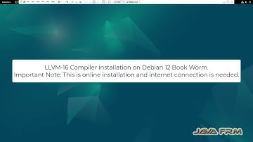 How to install Clang LLVM 16 and how to compile and run C/C++ on Debian 12