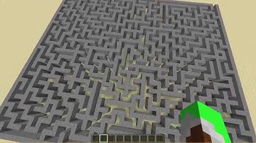 Random maze generator in minecraft (Depth-first search)
